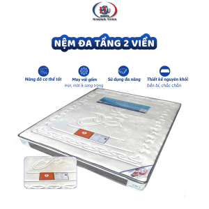 Nệm Đa Tầng 2 Viền HASUCO cao cấp - Nệm HASUCO chính hãng